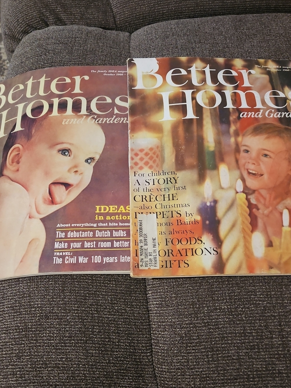 2 Better Homes And Gardens Vintage Magazines From 1960